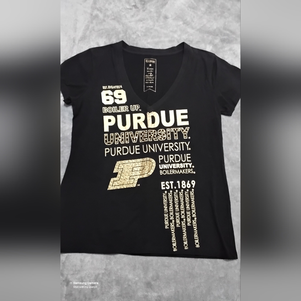 Ladies SS tee Purdue University size XL